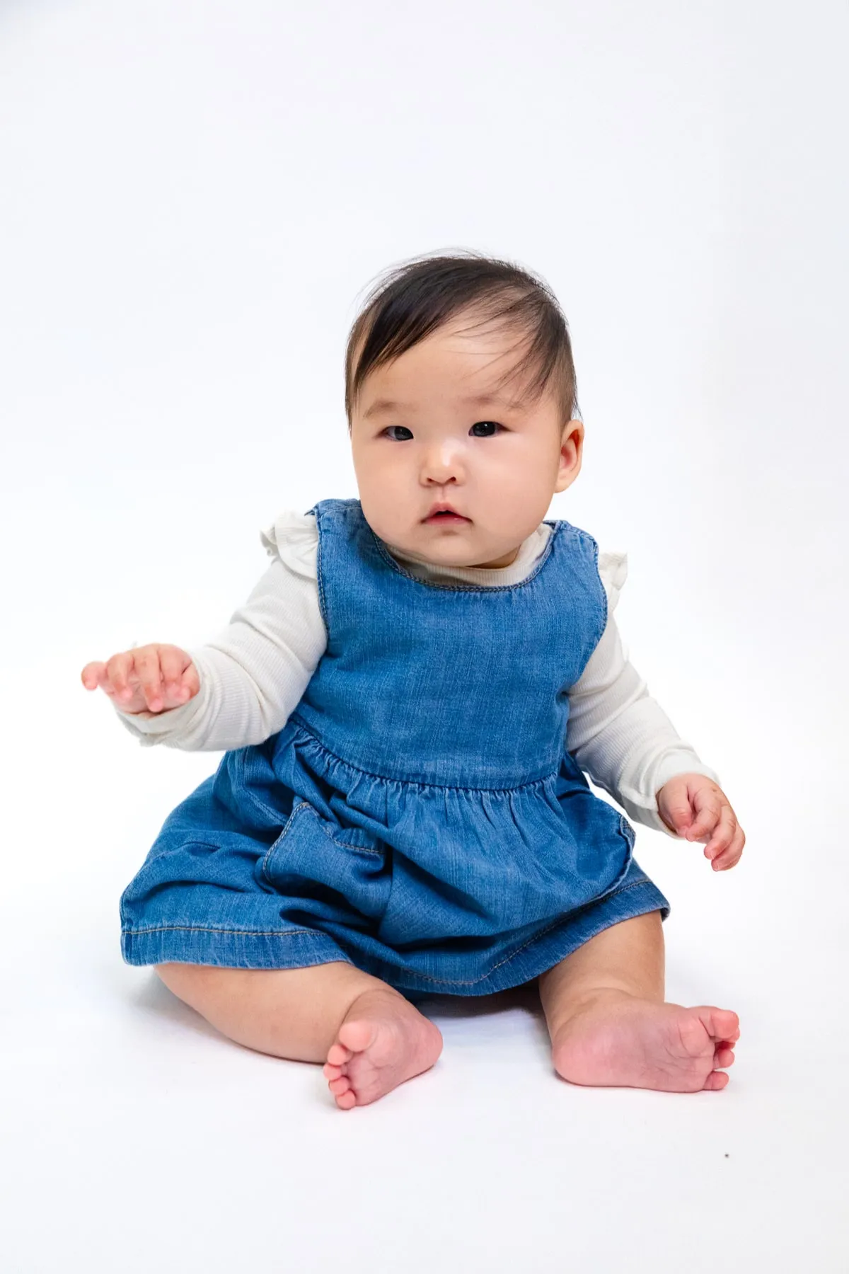 Baby studio portrait
